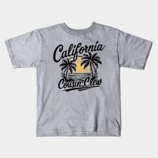 California - cousin crew vintage design Kids T-Shirt